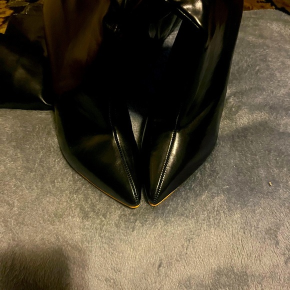 Nice patten leather boots with insulated fiber inner wear size 39 w/ 4in heel - Picture 7 of 9